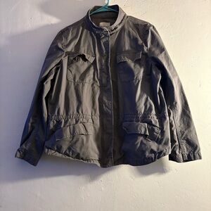LOFT Women's Gray Jacket size xlp